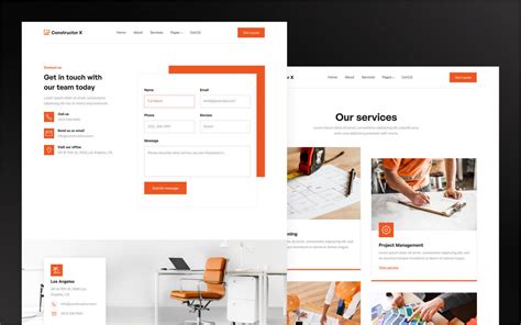 Constructor X Website Page Template For Webflow