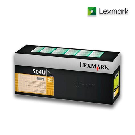 Tóner Lexmark 50F4U00 504U MS610de Negro 20 000 Pag Wilcon