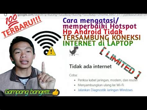 Cara Memperbaiki Mengatasi Hotspot Hp Android Tidak Tersambung Koneksi