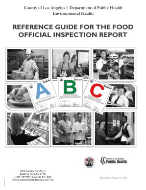 Fillable Online Reference Guide For The Food Fax Email Print Pdffiller