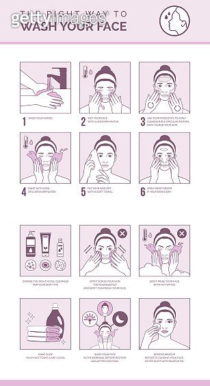 The right way to wash your face 이미지 1344713785 게티이미지뱅크