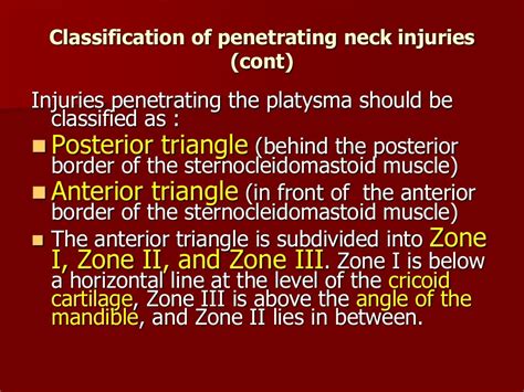 Penetrating Neck Injuries