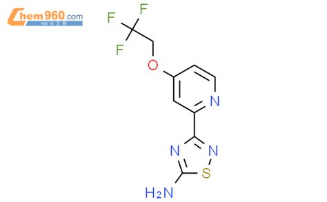 1179359 88 63 4 222 Trifluoroethoxy 2 Pyridinyl 124 Thiadiazol