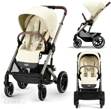 Wózek CYBEX BALIOS S LUX 2 WÓZEK SPACEROWY RAMA TAUPE SEASHELL BEIGE