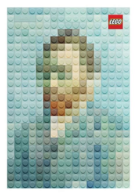 Lego - "Self-Portrait by Vincent van Gogh"