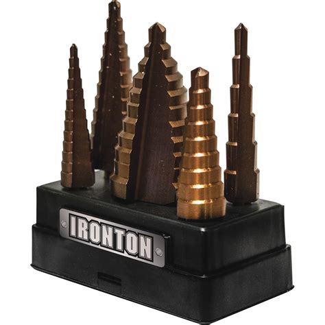 Ironton Step Drill Bit Set 5 Pc Northern Tool