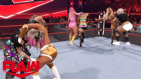 WWE 2K22 RAW 6 WOMEN BATTLE ROYAL WINNER JOINS TEAM RAW YouTube