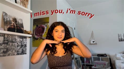 I Miss You Im Sorry Gracie Abrams Cover Youtube