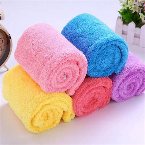 Clearance Hair Towel Coral Fleece Twist Womens Soft Shower Towels For Hair Turban Wrap Drying