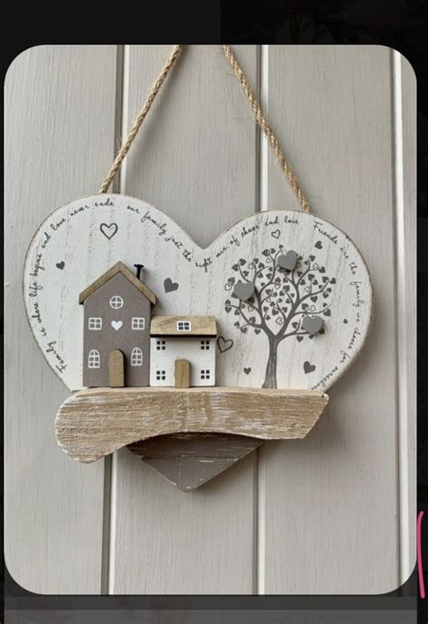 Rustic Wooden Heart Wall Decor