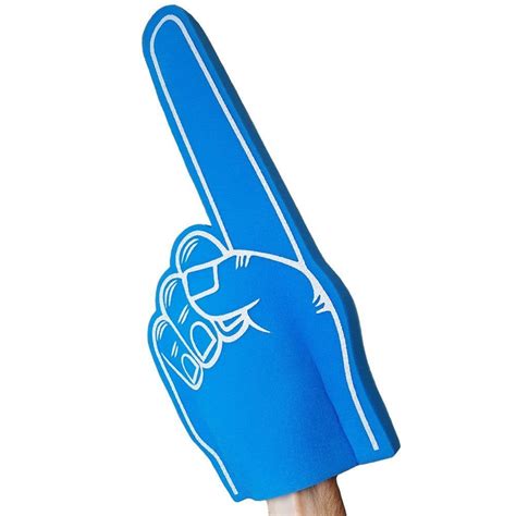 Blue Foam Finger