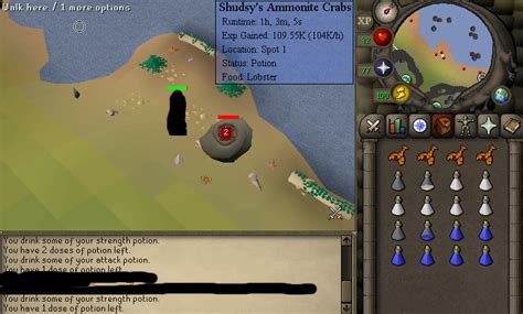 Shudsy's Ammonite Crabs - Combat & Slayer - OSBot :: 2007 OSRS Botting