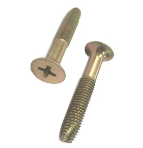 Stainless Steel Half Thread Container Floor Board Screw Polished At