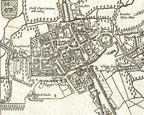 John Speed S Map Of Oxford St Aldate S Oxford Wikipedia