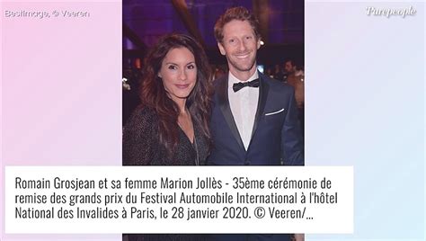 Marion Joll S Romantique Magnifique Message Romain Grosjean Apr S