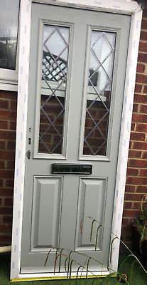 Front Composite Door Olive Green Ebay