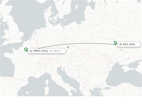 Direct Non Stop Flights From Kiev Kyiv To Paris Schedules