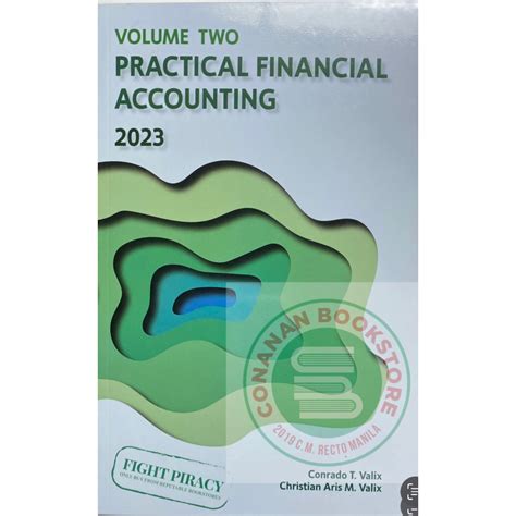 Practical Financial Accounting Vol 2 2023 Edition By Conrado Valix