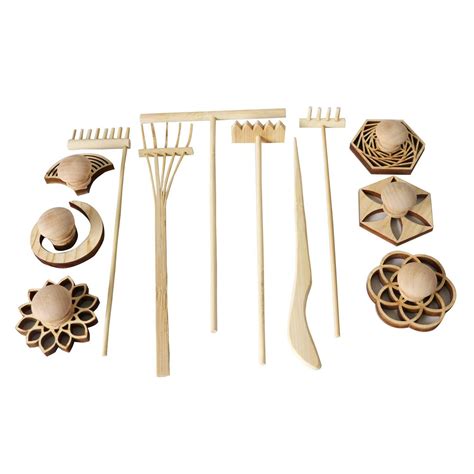 BangBangDa Mini Zen Garden Accessories - Tabletop Zen Garden Tools ...