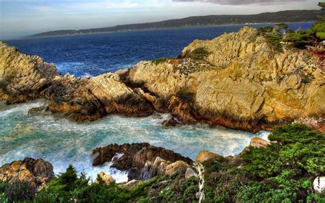 Fondos de pantalla paisaje mar bahía rock apuntalar playa costa