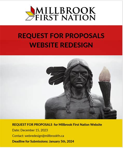 REQUEST FOR PROPOSALS: Website Redesign for Millbrook First Nation ...