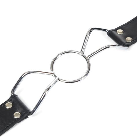 Sex Toys Ring Gag Flirting Open Mouth With O Ring During Sexual Bondage