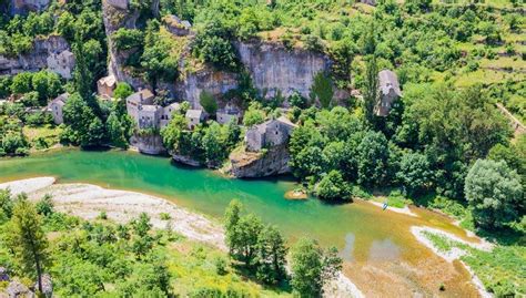 Campsites at the Gorges du Tarn