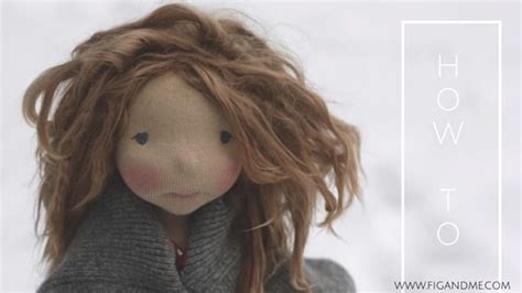 How To Make A Weft For Doll Hair A Mini Tutorial — Fig And Me Doll