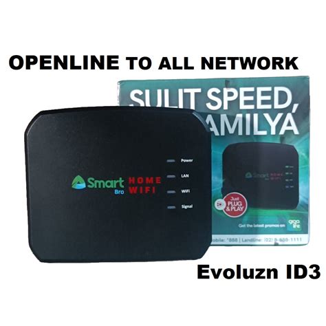 Smart Bro Prepaid Home Wifi Evoluzn Id Openline Shopee Philippines