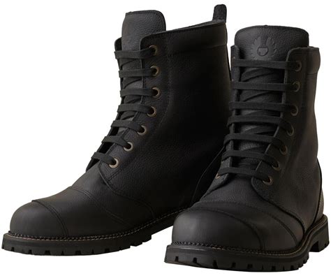 Chaussures Belstaff Resolve Black Moto Vintage Cuir