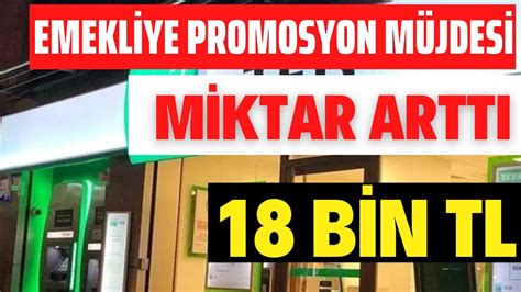 EMEKLİLERE KAMU BANKALARINDAN YÜKSEK PROMOSYON ÜCRETİ YouTube