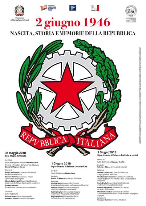 2 giugno 1946 Nascita storia e memorie della Repubblica Università