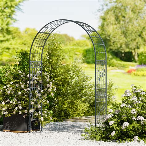 Romantic Garden Arch Trellis Lattice Leaf Design Metal Garden Arch Jardineer