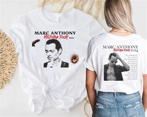 Marc Anthony Historia 2024 Tour Shirt Marc Anthony Shirt Music Tour 2024 Shirt Etsy