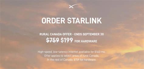 SpaceX Offers Last Chance For Discounted Starlink Hardware In Canada