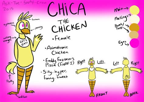 Chica The Chicken Reference By Ask The 5naf Crew On Deviantart