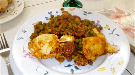 How to Make a Delicious Portuguese Chouriço Dish with Sweet Peas and