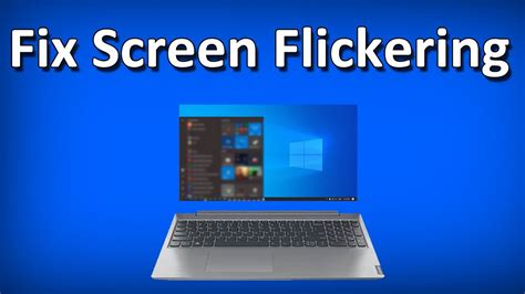 How To Fix Laptop Screen Flickering Issue On Windows Solved Youtube