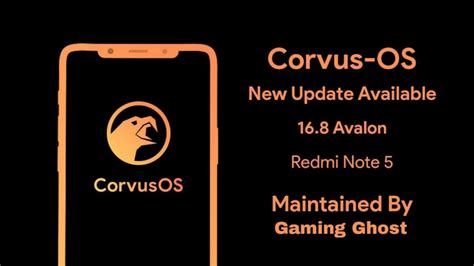 Install Corvus Os Avalon Gaming Rom Android Redmi