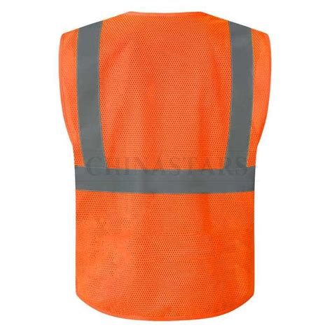 Csv 021 Fluorescent Yellow Mesh Safety Vest With Reflective Tape Chinastars