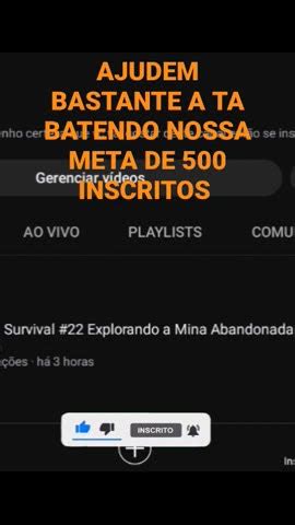 Se Inscreve No Canal Pra Agente Bater A Meta De Inscritos O Mais