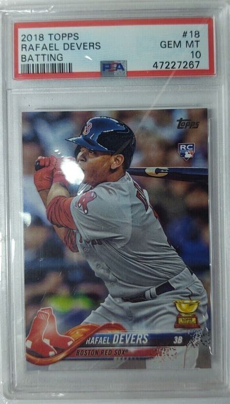 2018 Topps Batting 18 Rafael Devers RC PSA 10 47227267 EBay