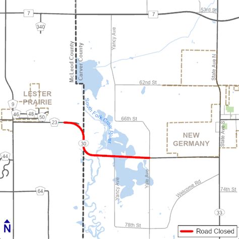 Section of Highway 30 closes due to flooding - KSTP.com 5 Eyewitness News