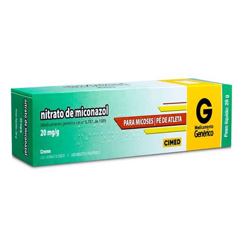 Comprar Nitrato De Miconazol Mg Creme G Cimed Drogaria Nova