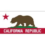 Flag of California Republic vector image | Free SVG