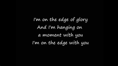 Lady Gaga The Edge Of Glory Lyrics Hq Youtube