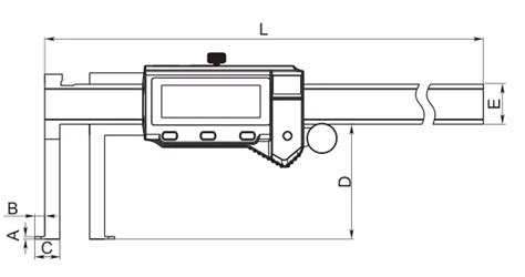 Suwmiarka Elektroniczna Do Kana K W Wewn Trznych Mm Mm Ip