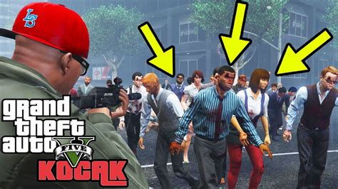 SERANGAN ZOMBIE MOD ZOMBIE GILA GTA 5 KOCAK INDONESIA YouTube