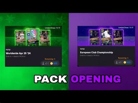 POTW Pack Opening Can I Pack Valverde Or Dembele Efootball24