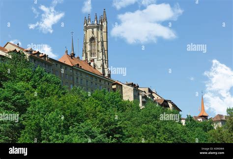 Cathedral Fribourg Switzerland Stock Photo - Alamy